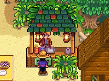 Tienda del Luau en Stardew Valley