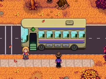 Autobús Reparado en Stardew Valley