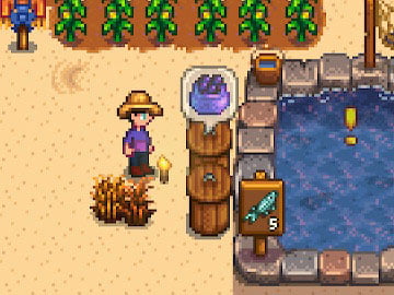 Caviar en la Envasadora en Stardew Valley