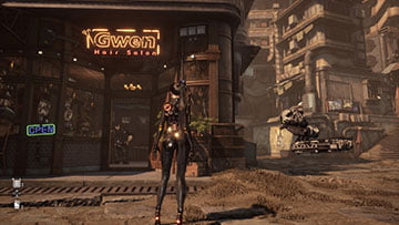 Peluquería de Kasim (Gwen Hair Salon) en Stellar Blade