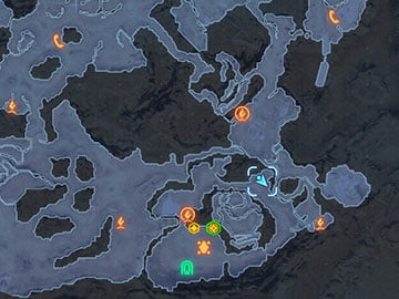 Localización en el Mapa del Capitulo de la Prueba 6