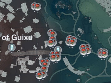 Localización en el Mapa de las Bellas Amapolas