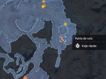 Localización en el Mapa de la Misión "La Vida de los Carroñeros"