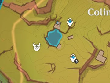 Localización de las Tres Estrellas Cromáticas en Genshin Impact