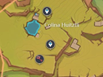 Localización del Santuario de las Profundidades del Pueblo de la Colina Huitzili