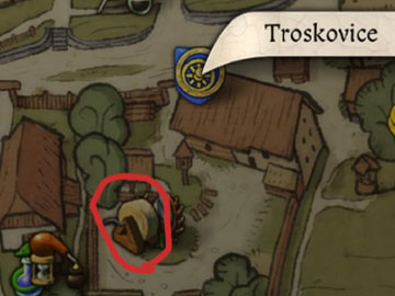 Localización de una Rueda de Afilar en Troskovice