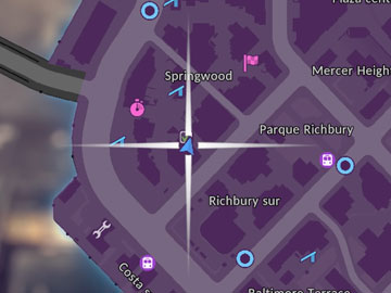 Localización del Gorro de Pesca de San Harry en The Precinct