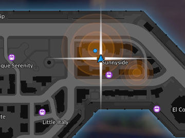Localización del Coche Estampida en The Precinct