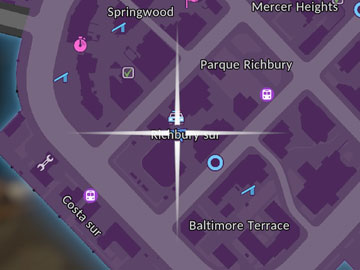 Localización del Coche Forajido en The Precinct