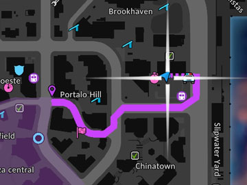 Localización del Coche Noctámbulo en The Precinct