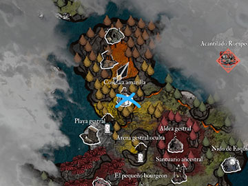 Localización de Glaise en Expedition 33