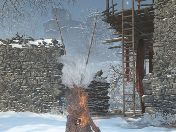Localización de la Lanza de Pólvora en Wuchang Fallen Feathers