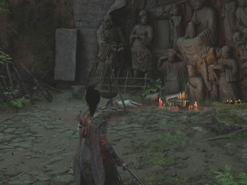 Localización de Lanza con Borlas Rojas en Wuchang: Fallen Feathers