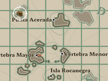 Localización de la Misión "Mensajero Miedica" en Dredge