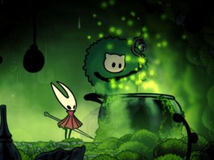 Druida Musgoso en Hollow Knight Silksong