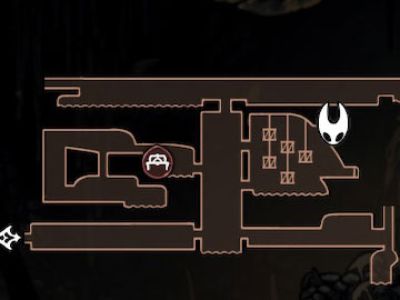 Localización de los NPC "Benjin y Crull" en Silksong