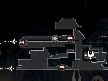 Localización de Mooshka en Hollow Knight Silksong