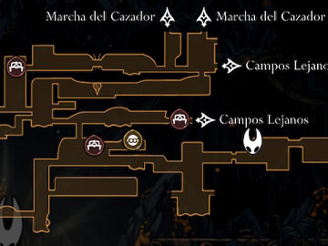 Localización de la Piedra de Pedernal en Silksong
