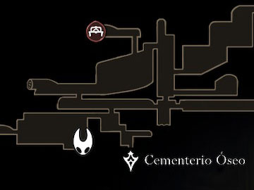 Localización del Relicario de Memorias en Gusaneras