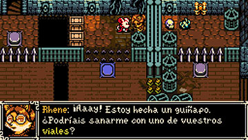 Localización de Rhene en Mina the Hollower