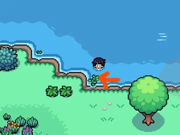 Localización de las Castañas de Agua en Fields of Mistria