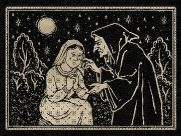 Ilustración de la página 2 de "El Trato de la Bruja"